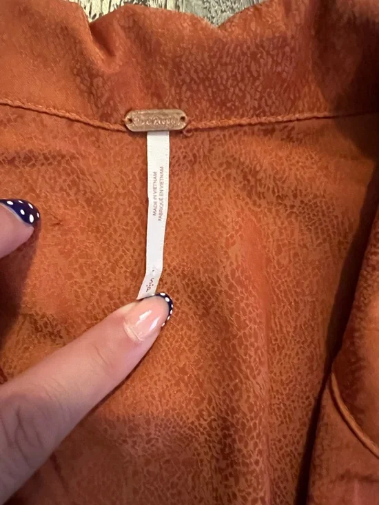 Free People Simone Dress Cinnabar Sienna Long Sleeve Blazer Mini Dress - Picture 5 of 8